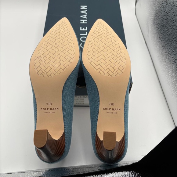 NWT Cole Haan Women’s Mylah Pump 75mm Light Denim (size 7.5B) - Picture 7 of 10